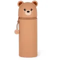 Legami 2-in-1-Federmäppchen aus Silikon - Kawaii "Teddy Bear"