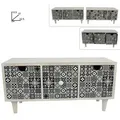 Trade Shop Traesio - Trade Shop - Porta Oggettiera Mit 3 Cassetti In Legno Counry Chic Arredit -