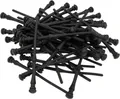AKASA Black Rubber Case Fan Mounts 60pack, 60 Stück