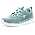 Skechers Graceful - Twisted Fortune 12614-GYMN, Women Sneakers, Mint, 36 EU