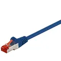 Goobay 50887 CAT 6 Verbindungskabel, S/FTP (PiMF), Grau, 2 m Kabellänge