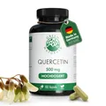 Green Naturals® Quercetin Kapseln – Hochdosiert: 500 mg mit natürlichem Japanischen Schnurrbaum (Sophora Japonica) – 100% Vegan & ohne Zusätze – 180 Kapseln (6 Monate)
