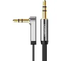 Ugreen AUX-Kabel, abgewinkelt, 3,5 mm, 0,5 m - Schwarz