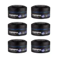 6x Fonex Gummy Styling Wax Blau Hard Finish 6er Set (900ml) Haarwachs Haarwax