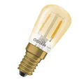 Osram Vintage 1906® LED SPECIAL Shapes in Stab-Form, LED-Lampe, Glas, Gold, 1,6 W, 50 lm, 2400 K, CRI 80