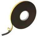 Lumonic 10m EPDM Dichtungsband Selbstklebend 15mm x 3mm | Moosgummi Dichtband für Fenster + Türen | Fensterdichtung, Türdichtung, Gummidichtung zum Kälteschutz