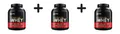 3 x Optimum Nutrition 100% Whey Gold Standard (5lbs) Chocolate (45,52 EUR/kg)