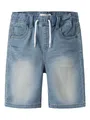NAME IT Jungen Nkmryan Jogger Dnm L 6300-th Noos Shorts, Light Blue Denim, 128 EU