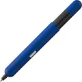 LAMY Druckkugelschreiber Kugelschreiber pico 288, Pocket pen mit Druckmechanik, Lack-Finish, Stärke M, Dokumentenecht blau