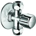 Schell Eckventil COMFORT 1/2" mit zwei 3/8" Abgngen chrom (049910699)