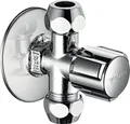 SCHELL Eckventil COMFORT 2xAbgänge 3/8, 1/2, chrom