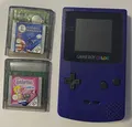 Nintendo Game Boy Color + Tetris Handheld-Spielekonsole - Lila Gameboy+2x Spiele