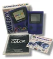 ⚡Nintendo Gameboy Color Spiel Konsole Lila OVP Holo Stripe 1st Print Vintage⚡