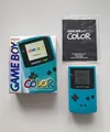 GBC Konsole Kiwi Türkis OVP | neue Displayscheibe | GameBoy Color | NEUWERTIG