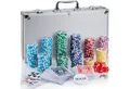 Goods+Gadgets Spiel Goods+Gadgets Profi Poker Set – Pokerkoffer mit 300–500 Chips Zuhause, Pokerset inkl. 300-500 Poker-Chips, Casino für Zuhause