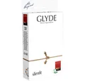 Glyde Kondome Ultra Slimfit - schmale vegane Kondome Packung mit, 10 St., vegane Kondome ohne Casein, Zertifiziert mit der Veganblume, Gefühlsecht & Reißfest