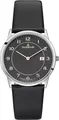 Dugena Herrenuhr Modena XL, Quarz, Edelstahl, Mineralglas, Lederarmband, 3 bar