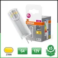 OSRAM 5x LED Leuchtmittel G4 1,8W = 20W 200lm 2700K Warmweiß 320° 12V