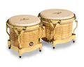 LP Latin Percussion M201-AW Bongos Matador Natur  Naturfell Gold Hardware Neu