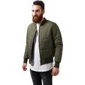 Urban Classics Basic Quilt Bomber Jacket olive M - Grün - M