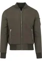 Urban Classics Herren Jacke Basic Quilt Bomber Jacket, Gr. Medium, Grün (Olive 176)