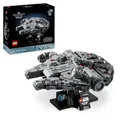 LEGO Star Wars 75375 Millenium Falke – Raumschiff-Modell für Erwachsene mit Display-Ständer und Namensschild als Coole Schreibtischdeko – Geschenk für Fans von Eine Neue Hoffnung
