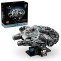 LEGO Star Wars 75375 Millennium Falcon Set mit dediziertem Ständer 25th anniv...
