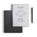 reMarkable 2 Bundle - Leder-Folio | 10,3-Zoll reMarkable 2 Papier-Tablet, Marker Plus Pen mit integriertem Radierier und Book Folio-Hülle aus hochwertigem Schwarzen Leder