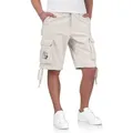 Surplus Raw Vintage Cargoshorts Surplus Raw Vintage Airborne Vintage Herren Cargoshorts weiß L