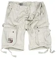 Surplus Raw Vintage Airborne Vintage Herren Cargo Shorts, matt Weiss, L