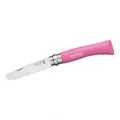 Opinel Kindermesser No 07 pink - Kindermesser - Schnitzmesser -  rund - rostfrei