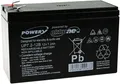 Powery Blei-Gel-Akku für USV APC Back-UPS ES 700 12V 7,2Ah/86Wh Lead-Acid Schwar