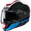 HJC RPHA 91 Rafino Klapphelm, schwarz-weiss-blau, Größe L für Männer