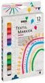 KREUL Textilmarker medium 'Junior', 12er-Set