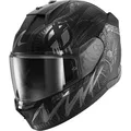 Shark D-Skwal 3 Shiever Helm, schwarz-silber, Größe XL für Männer