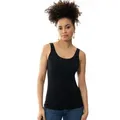 Mey Tanktop Noblesse ohne auftragende Seitennähte, Slim Fit, tiefer Rundhalsausschnitt schwarz M (40)
