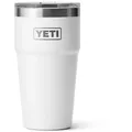Yeti Coolers Rambler Stackable Isolierbecher (Größe 591ml, weiss)