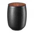 ASA SELECTION Vorratsdose Asa Teedose Vorratsdose mit Holzdeckel kitchenart Japandi Schwarz (11