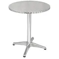 Bolero runder Bistrotisch Edelstahl 1 Bein 60cm