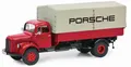 Schuco 452667800 Mercedes Benz MB L3500 Pritsche mit Plane, PORSCHE, 1:87 H0 neu