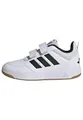 adidas Unisex Kinder Tensaur Sport 3.0 Hook and Loop Kids Shoes, FTWR White/Core Black/Gum10, 32 EU