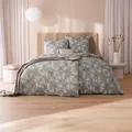 Estella Mako Interlock Jersey Bettwäsche Heiko grau Kissenbezug einzeln 40x80 cm - grau