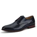 DIGEL Selleng Business Schuhe Herren, Anzugschuhe Herren, Herrenschuhe, Blau - Größe 42 EU