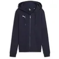 PUMA Sweatjacke Puma Damen Sweatjacke teamGOAL Casuals Hooded Jacket 658597 blau XL (42)