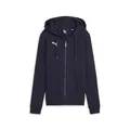 Puma Damen Teamgoal Casuals Hooded Jacket Sweat, Puma Navy-Puma White, XL EU