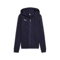 Puma TeamGOAL Casual Hooded Jacke Damen - blau