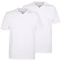 CECEBA T-Shirt Herren T-Shirt 2er Pack Baumwolle (Packung, 2er Pack) weiß XXL