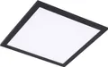 Lindby LED-Panel Enhife, schwarz, 30 x 30 cm, Metall, 4.000K