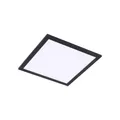 Lindby LED Deckenleuchte (LED Panel) Enhife (Modern) in Schwarz (1 flammig,) - Lampe Deckenlampe Arbeitszimmerleuchte