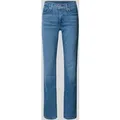 Levi's® 300 Straight Fit Jeans mit Label-Patch Modell '314™ SHAPING STRAIGHT' in Bleu, Größe 27/30